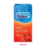 Bcs Durex Love rạo rực cho tình yêu đôi lứa (12 chiếc)
