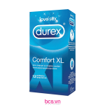 Bcs Durex Comfort cỡ lớn thoải mái khi yêu (3 chiếc)