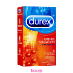 Bcs Durex Intense Sensation có gai X2 cảm xúc (12 chiếc)