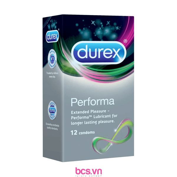 Durex Performa bí quyết kéo dài cuộc vui thêm lâu hơn (12chiếc)