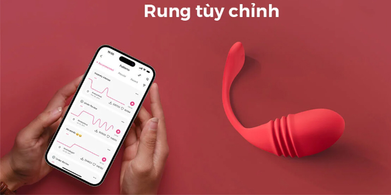 Lovense Vulse- trứng rung thụt thông minh điều khiển qua app