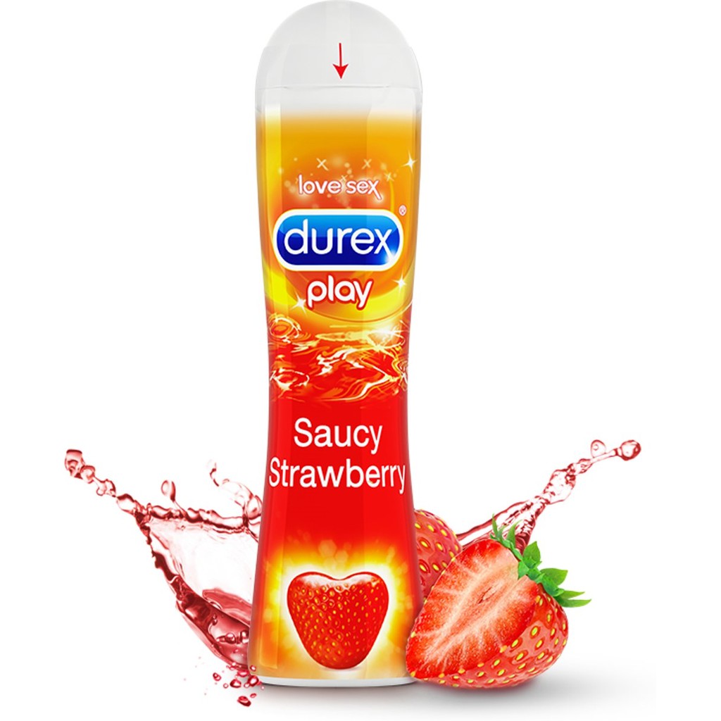 Gel bôi trơn cao cấp hương dâu Durex Play Strawberry 100ml