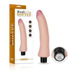 Dương vật Lovetoy Real Softee siêu mềm dài 10 in (23cm) với 10 tần số rung