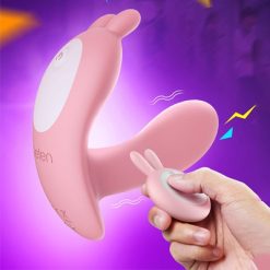 Dương vật mini tai thỏ bỏ quần lót có điều khiển từ xa.