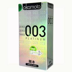 Okamoto 003 Platinum - Bao cao su trong suốt mềm mại